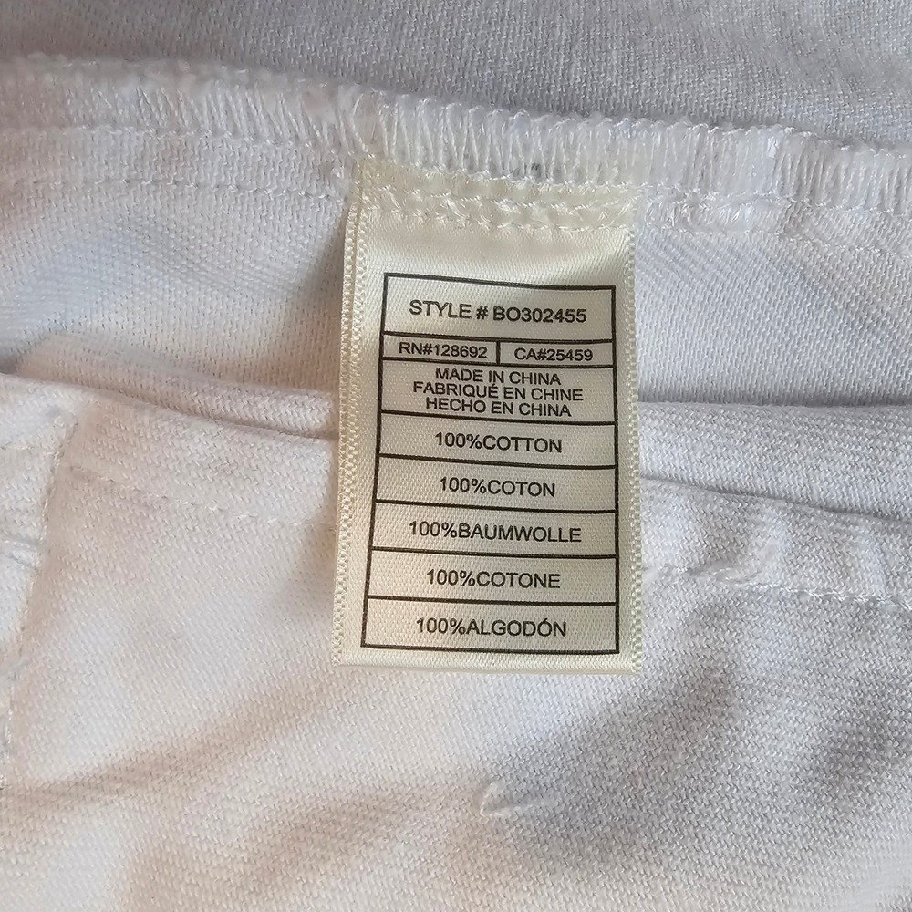 Steve Madden S Small Sirus White Denim Jacket Jean NWT 1432 - Picture 7 of 16